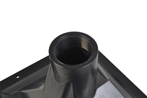 Plastic Horn Flare 238 x 196 x 147.5mm Threaded for PA Speakers by Lyonforge
